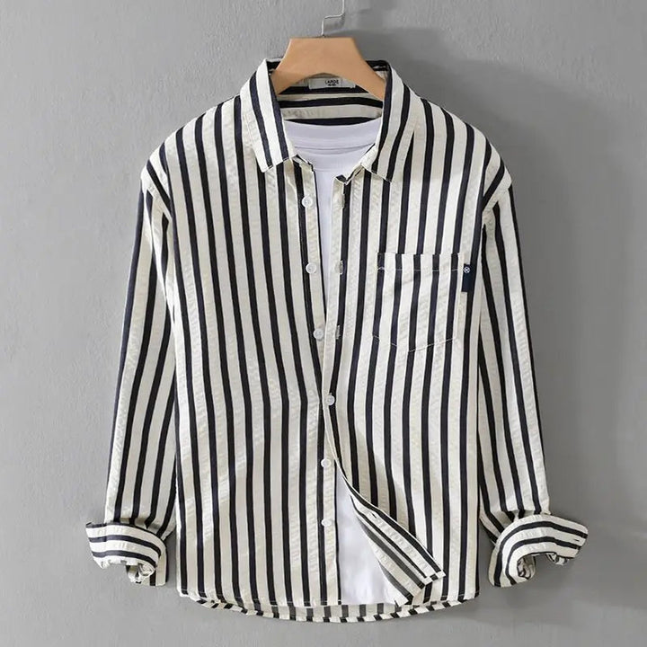 Men's Tailored Luxe Shirt – Refined Office to Evening Wear – view 2