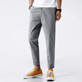 Men's Cotton Chinos – Marseille Straight Fit Ankle-Length Trousers