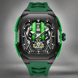 Men's Stainless Steel Chronograph Watch – Luminous Calendar Dial