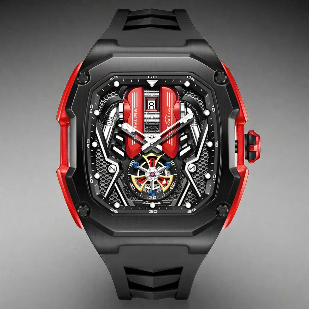 Men's Stainless Steel Chronograph Watch – Luminous Calendar Dial – view 11