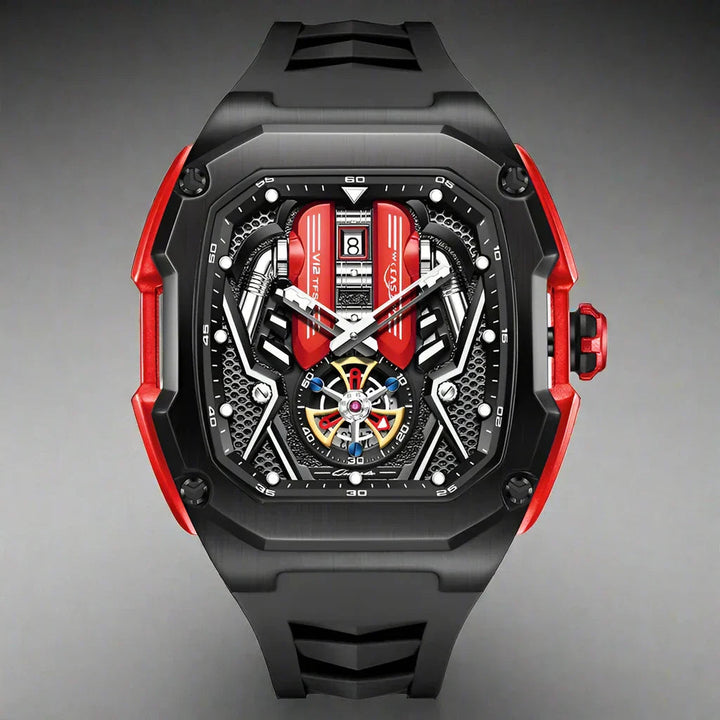 Men's Stainless Steel Chronograph Watch – Luminous Calendar Dial – view 11