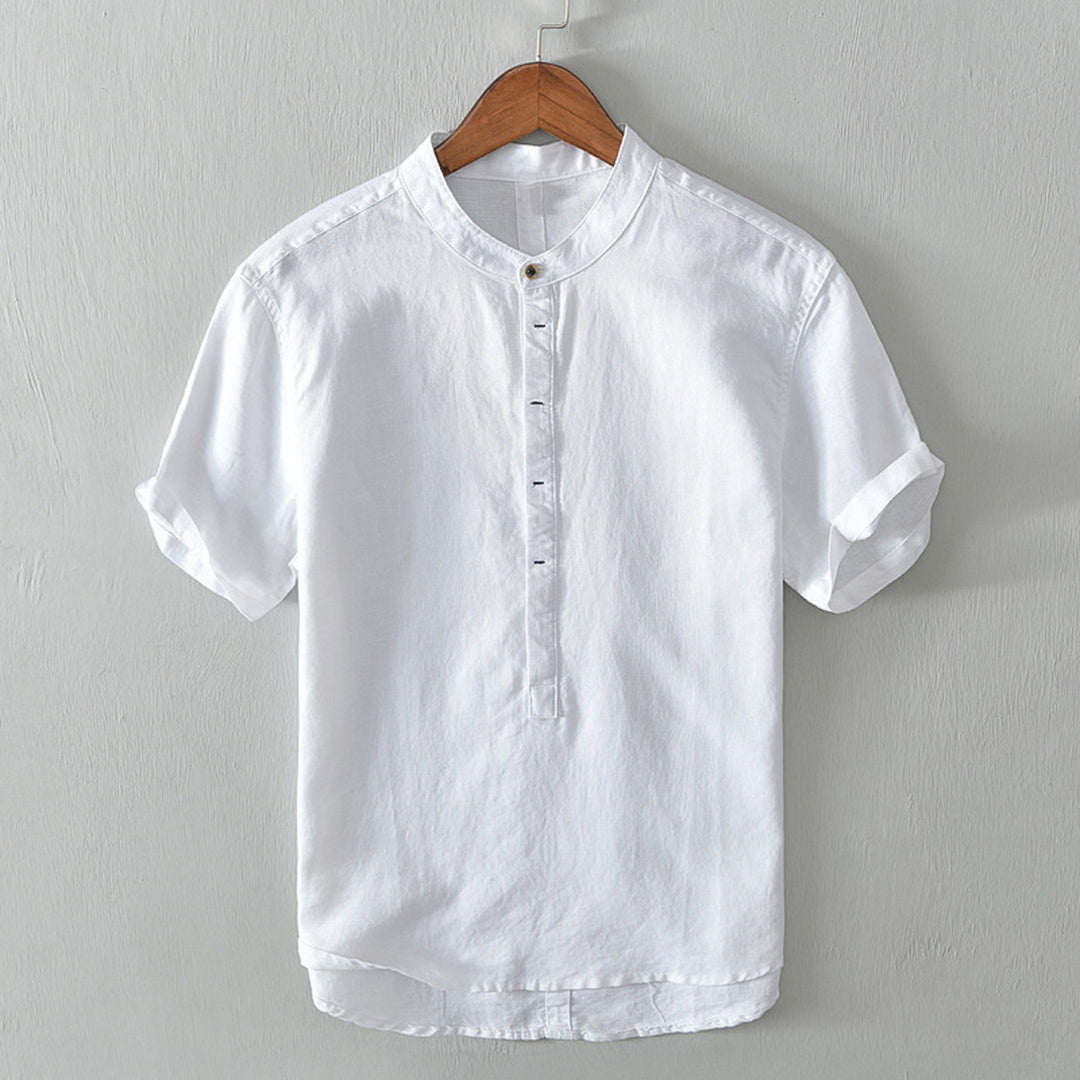 Men's Cotton-Linen Shirt – Breathable Minimalist Summer Style – view 6