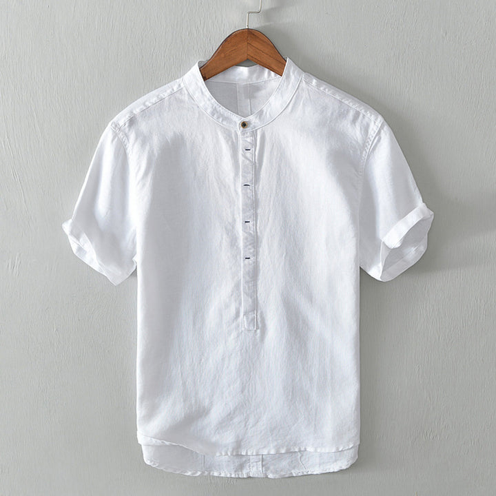 Men's Cotton-Linen Shirt – Breathable Minimalist Summer Style – view 6