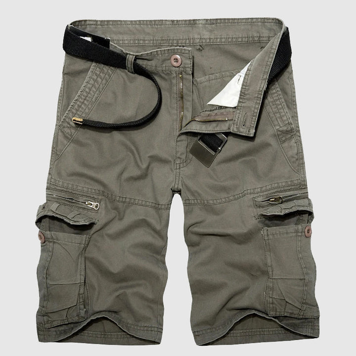 Men's Cotton Cargo Shorts – Explorer Zip-Pocket Summer Shorts – view 2