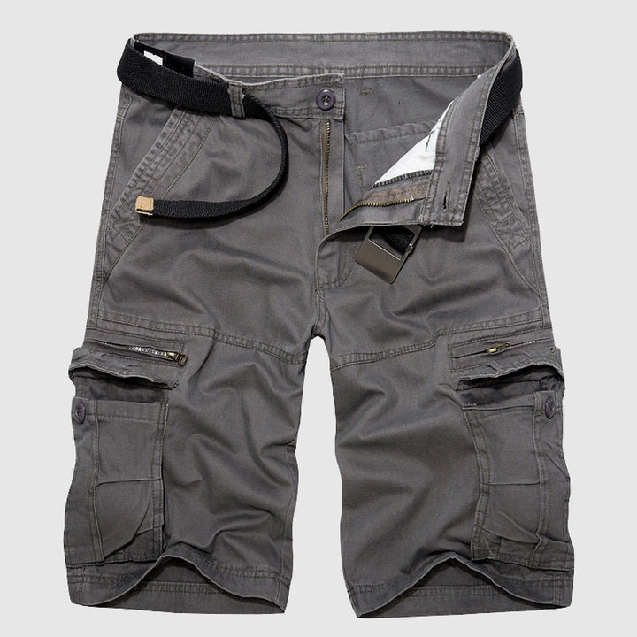 Men's Cotton Cargo Shorts – Explorer Zip-Pocket Summer Shorts – view 3