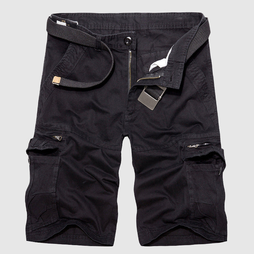 Men's Cotton Cargo Shorts – Explorer Zip-Pocket Summer Shorts – view 4