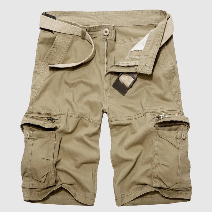 Men's Cotton Cargo Shorts – Explorer Zip-Pocket Summer Shorts – view 5