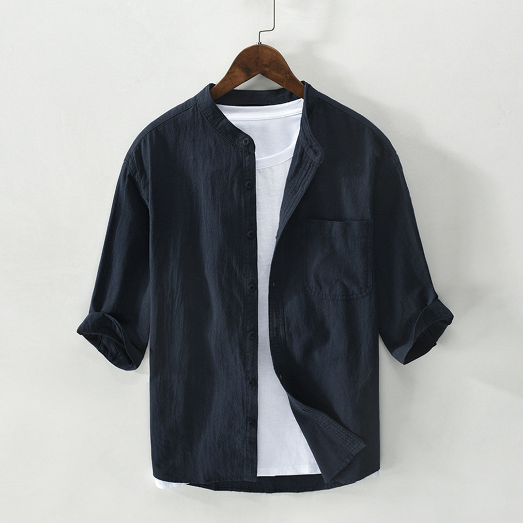 Sardinia Men's Pure Linen Shirt – Breathable Resort Style – view 6