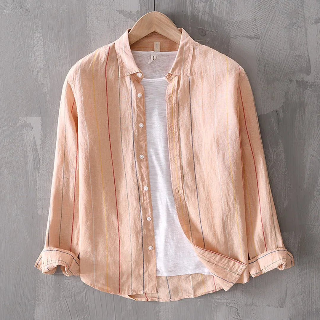 Men's Linen Button-Down Shirt – Breathable Summer Tailoring – view 2