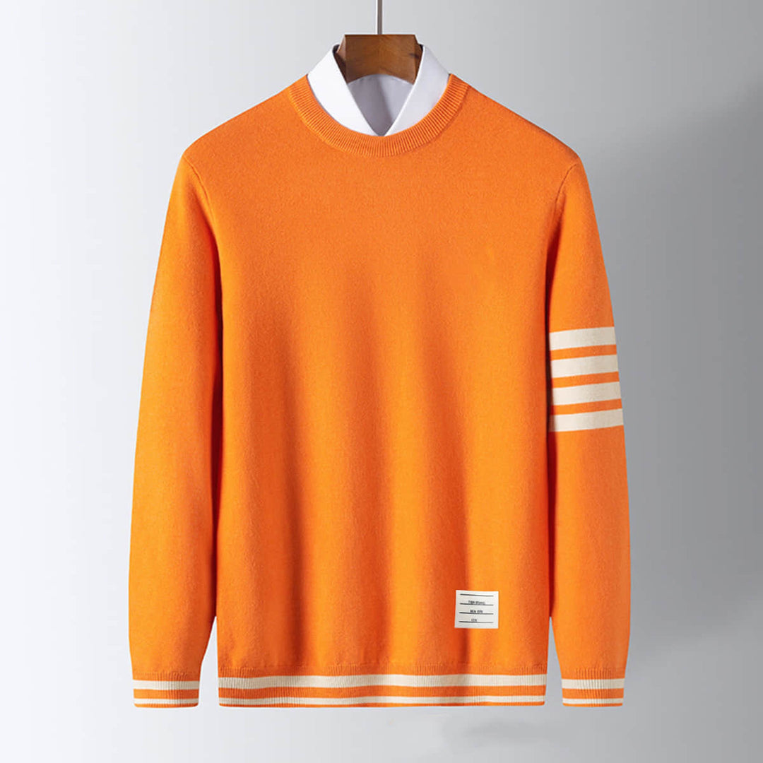 Men's Camden Knit Jumper – Soft Tailored Crew Neck Sweater – view 4