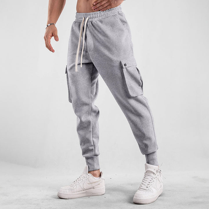 Men's Cotton Cargo Joggers – Urban Flex Stretch Comfort Fit – view 11