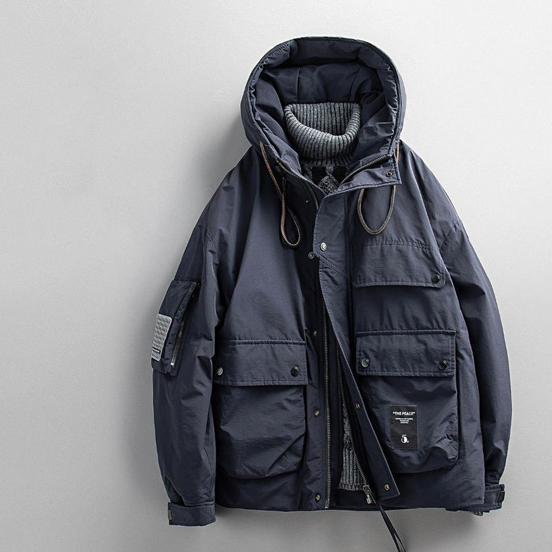 Men's Insulated Parka – Equinox Weather-Resistant Hooded Coat – view 7
