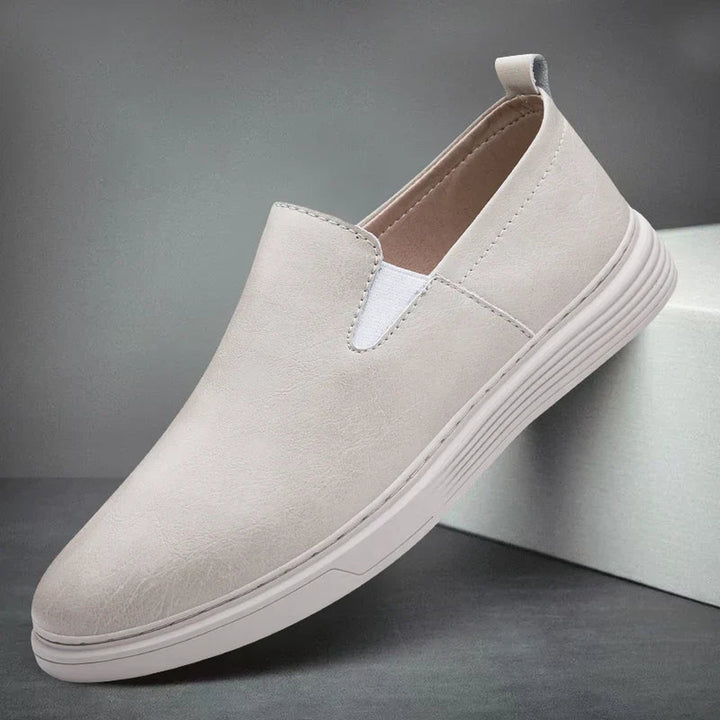 Men's Leather Loafers – Milano Slip-On Smart Casual Shoes – view 5
