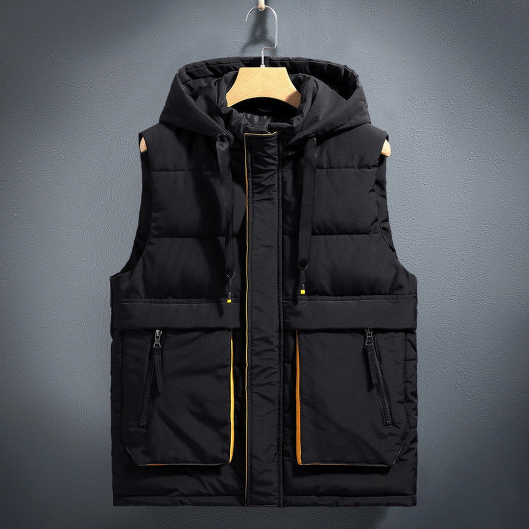 Men's Palermo Quilted Gilet – Water-Resistant Padded Vest – Grey