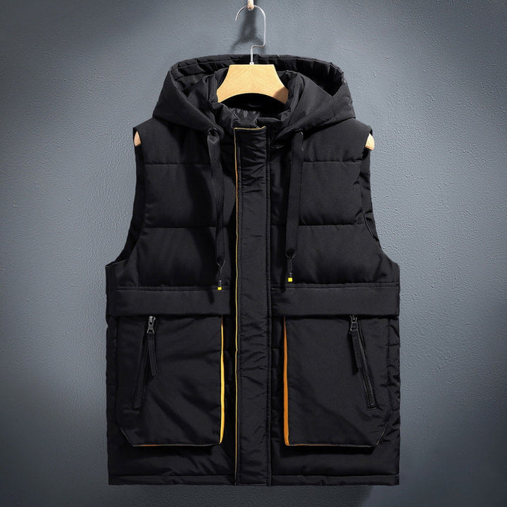 Men's Palermo Quilted Gilet – Water-Resistant Padded Vest – Grey