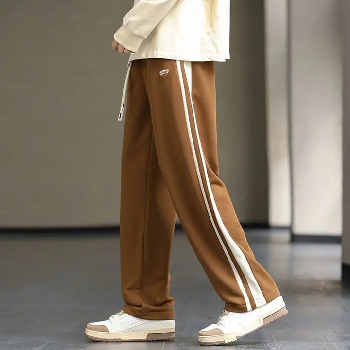 Men's Stripe Track Trousers – Relaxed Drawstring Comfort – view 3