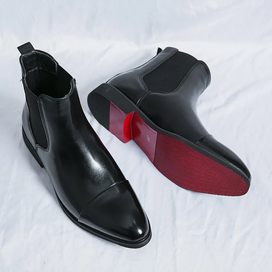 Men's Leather Chelsea Boots – Smart Casual Slip-On Ankle Boots – view 6