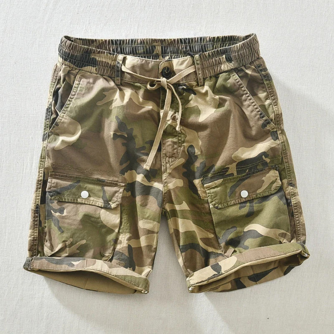 Men's Camo Shorts – Barcelona Relaxed Fit Summer Streetwear – view 2
