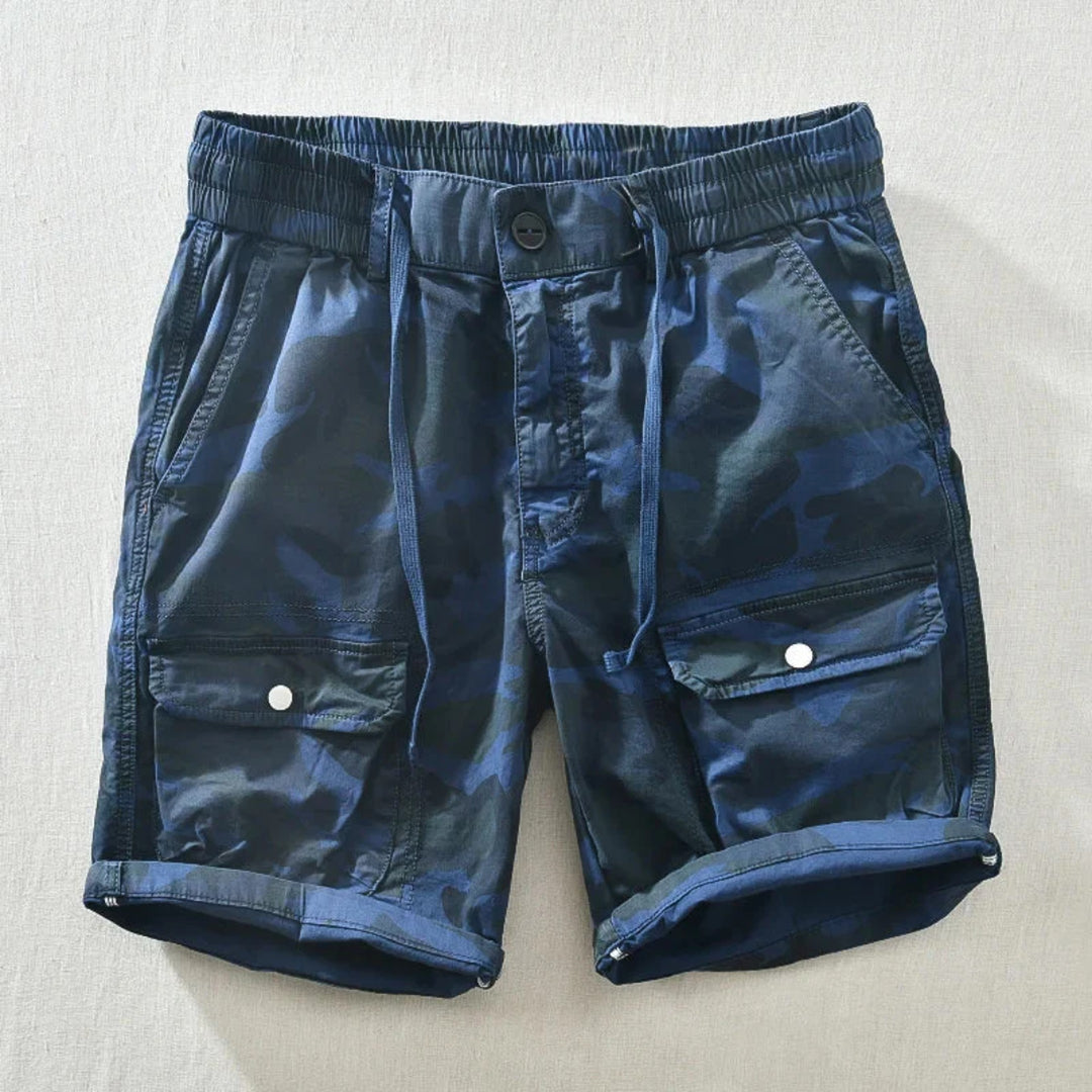 Men's Camo Shorts – Barcelona Relaxed Fit Summer Streetwear – view 3