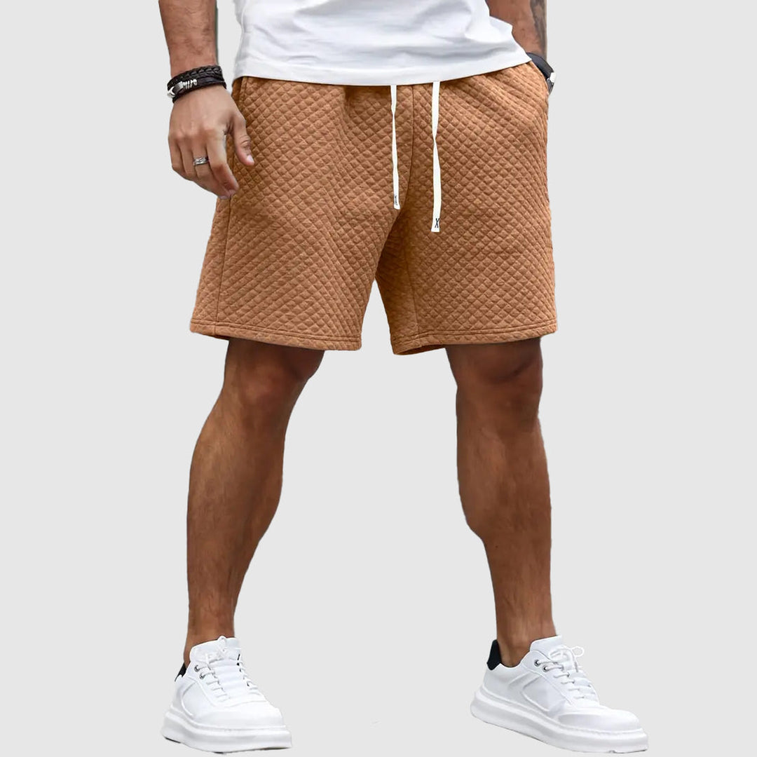 Men's Capri Textured Shorts – Tailored Fit for Beach and City – view 3