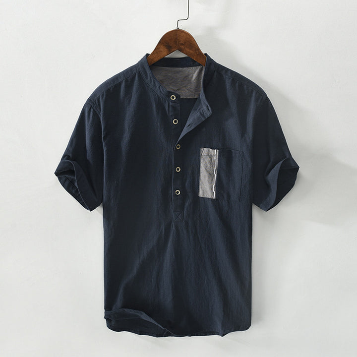Men's Linen-Cotton Ibiza Shirt – Relaxed Summer Holiday Shirt – view 5
