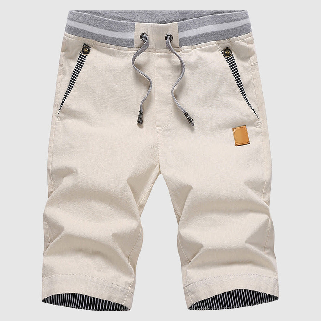 Men's Cotton Blend Shorts – Marbella Casual Summer Shorts – view 2