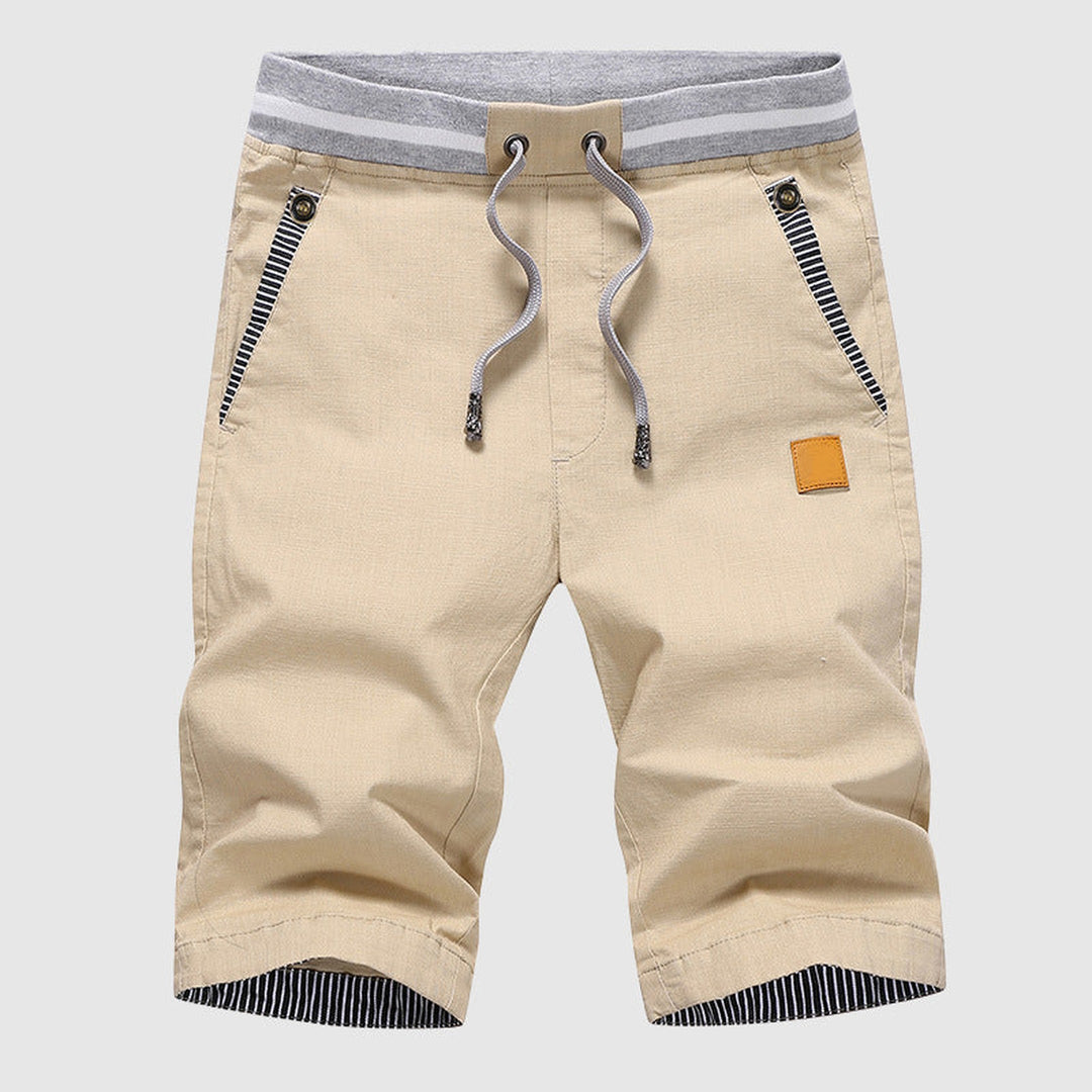 Men's Cotton Blend Shorts – Marbella Casual Summer Shorts – view 5