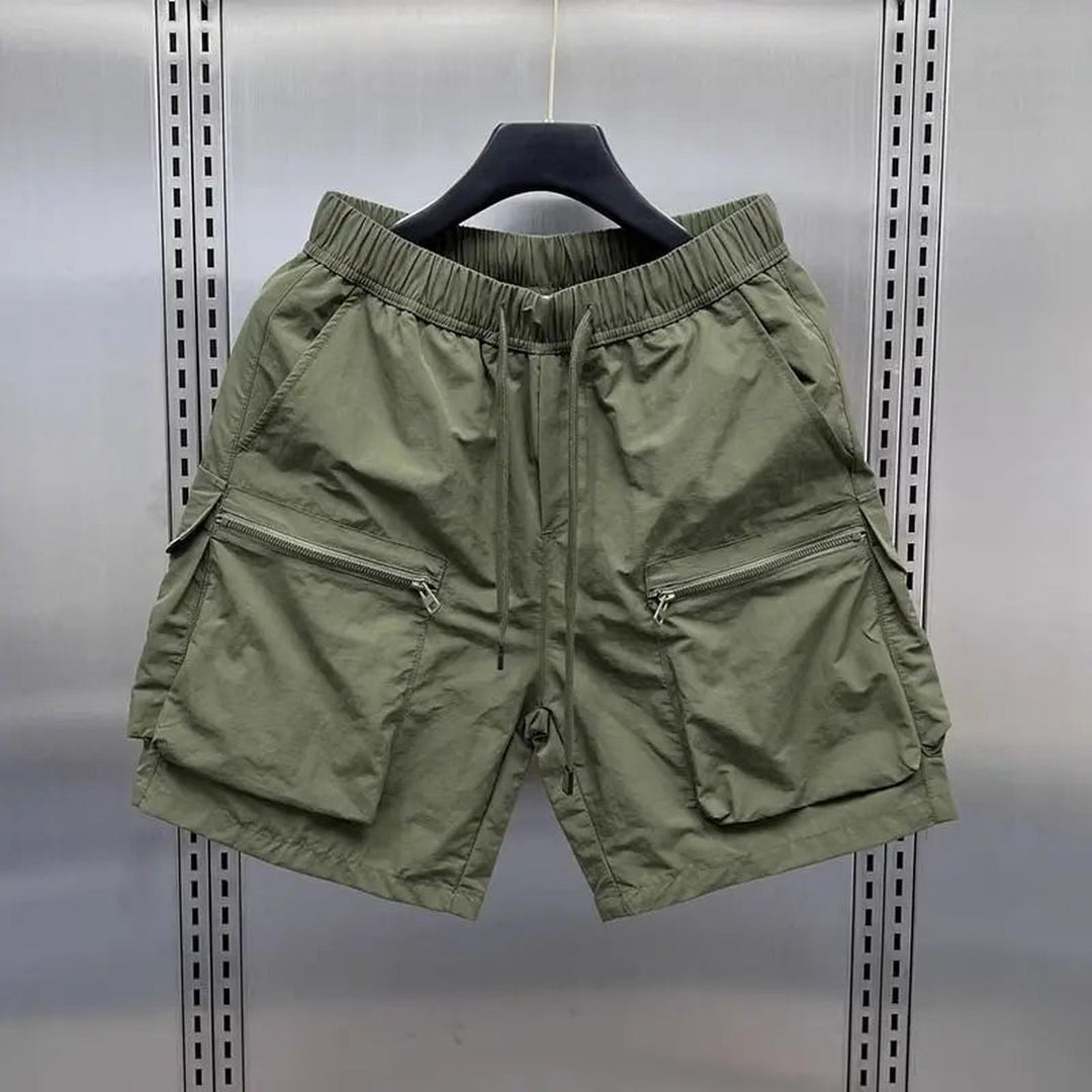 Men's CityTrek Lightweight Cargo Shorts – Zip Pocket Utility – view 3