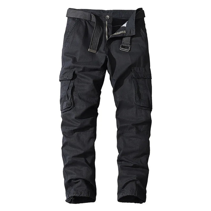 Men's Cotton Cargo Trousers – Durable Outdoor Utility Pockets – view 7