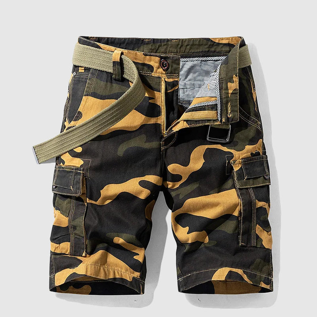 Men's Camo Print Shorts – Durable Lightweight Everyday Wear – view 3
