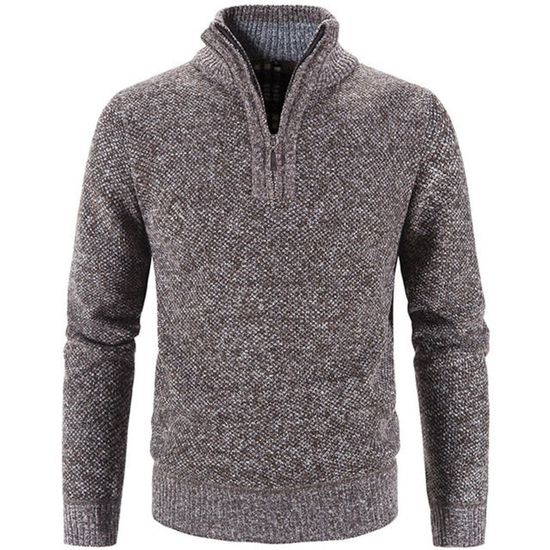Men's Soft Ribbed Knit Jumper – Relaxed Fit Everyday Layer – view 4