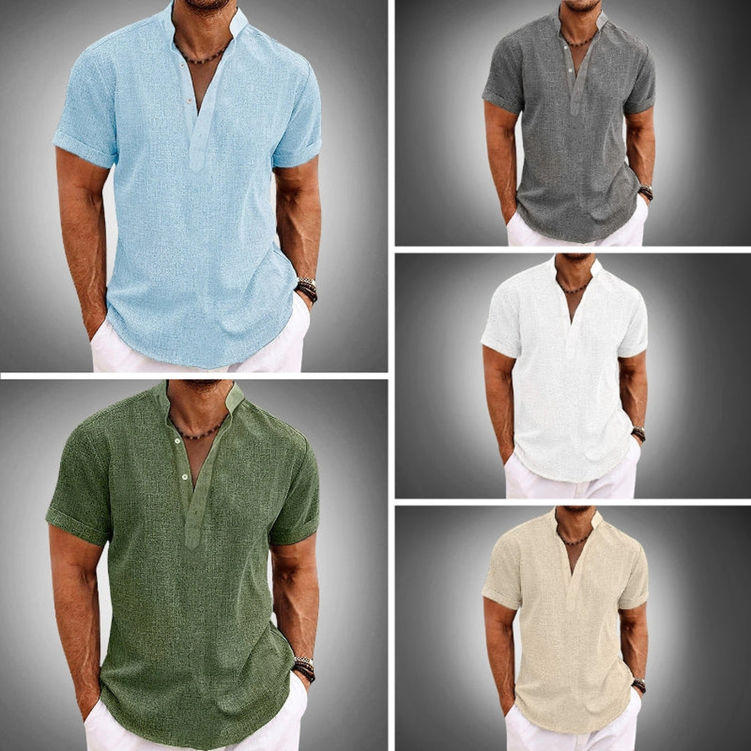 Men's Lightweight Tropical Print Shirt – Summer Holiday Wear – All 5 Colours (Deal)
