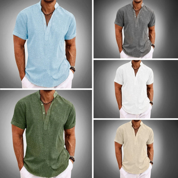 Men's Lightweight Tropical Print Shirt – Summer Holiday Wear – All 5 Colours (Deal)