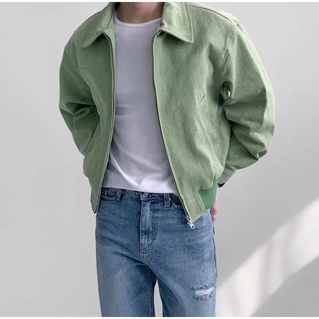 Men's Antonio Suede Jacket – Zip-Up Smart Casual Outerwear – view 3