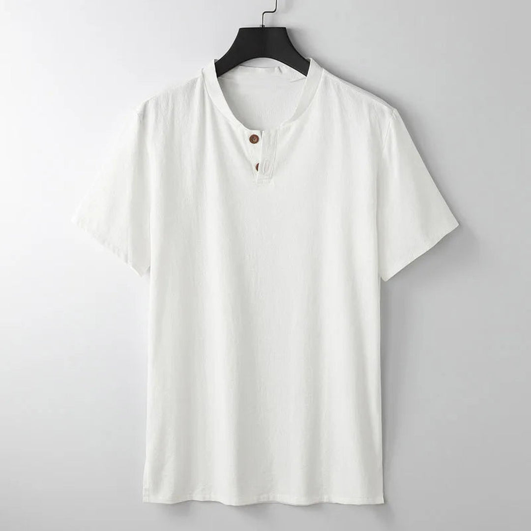 Men's Japanese Linen Button-Down Shirt – Breathable Tailored Fit – view 4