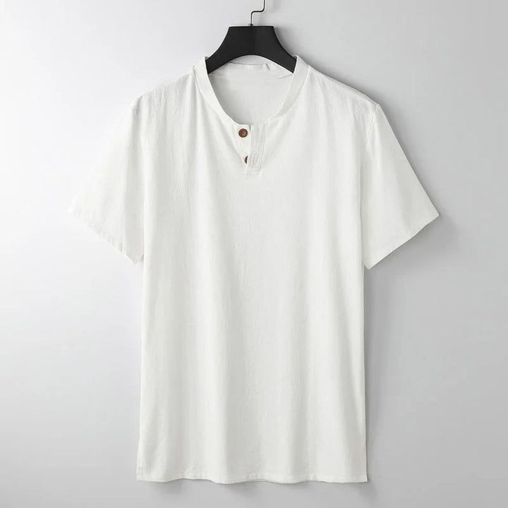 Men's Japanese Linen Button-Down Shirt – Breathable Tailored Fit – view 4