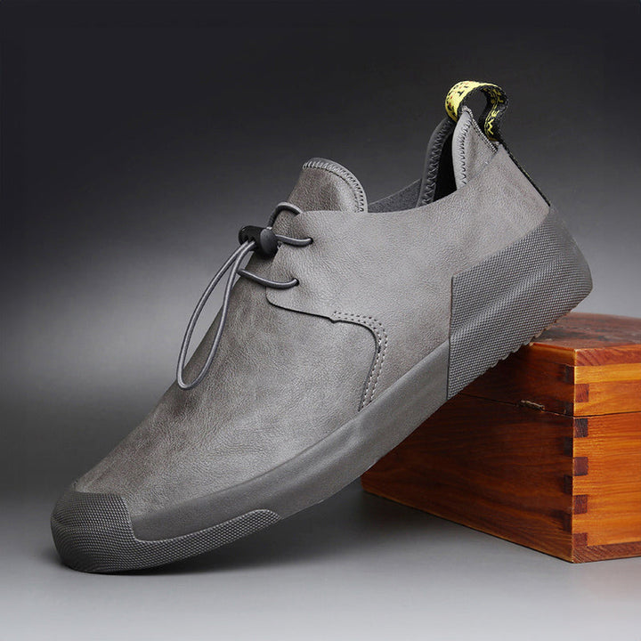 Men's Waterproof Slip-On Trainers – Breathable Everyday Comfort – Grey