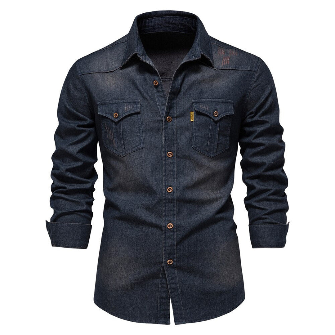 Men's Cotton Button-Down Shirt – Smart Casual Everyday Wear – view 4