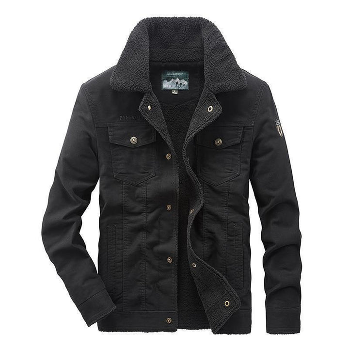 Men's Fortress Padded Cotton Military Jacket – Fleece Lined – view 2