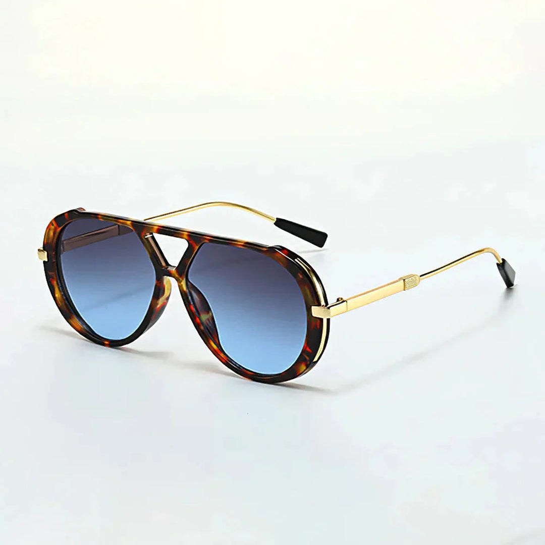 Women's Aviator Sunglasses – Gradient UV400 Tortoiseshell Frames
