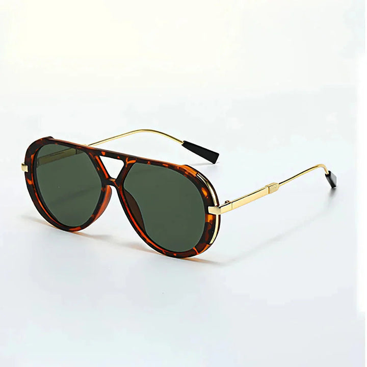 Women's Aviator Sunglasses – Gradient UV400 Tortoiseshell Frames