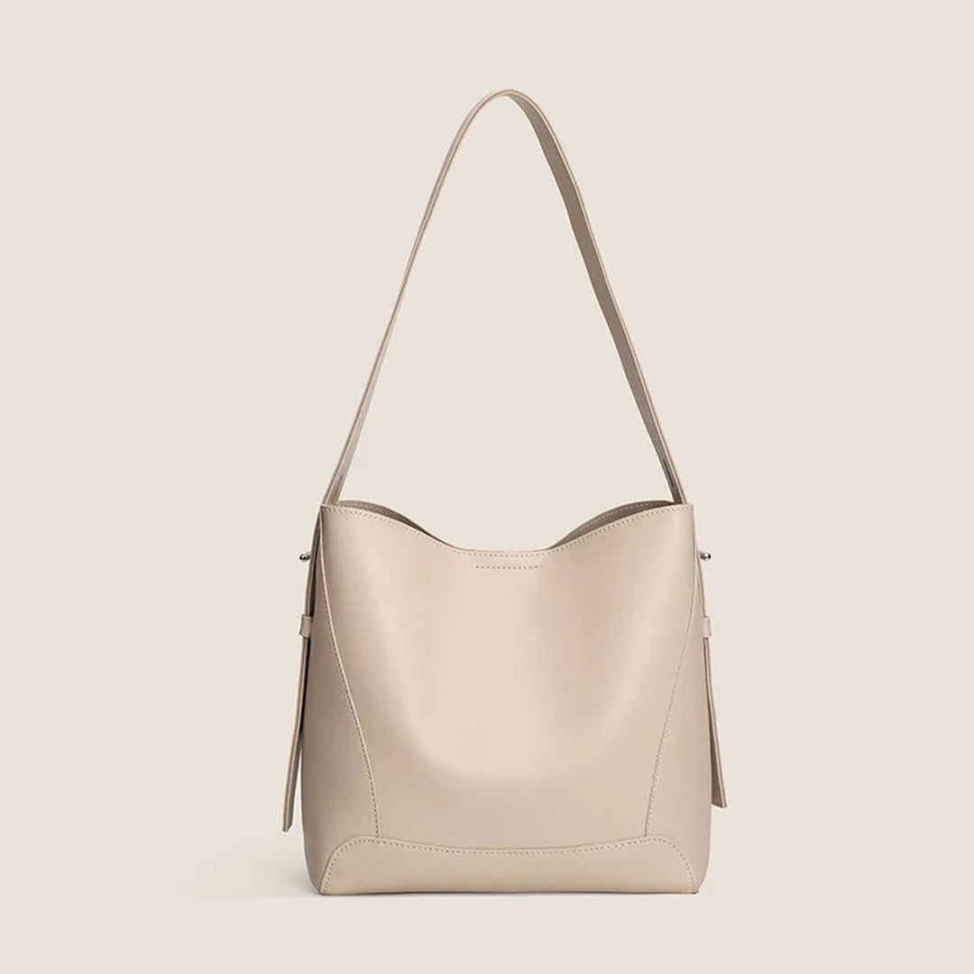Women's Vintage Leather Tote Bag – Everyday Shoulder Carryall – view 4