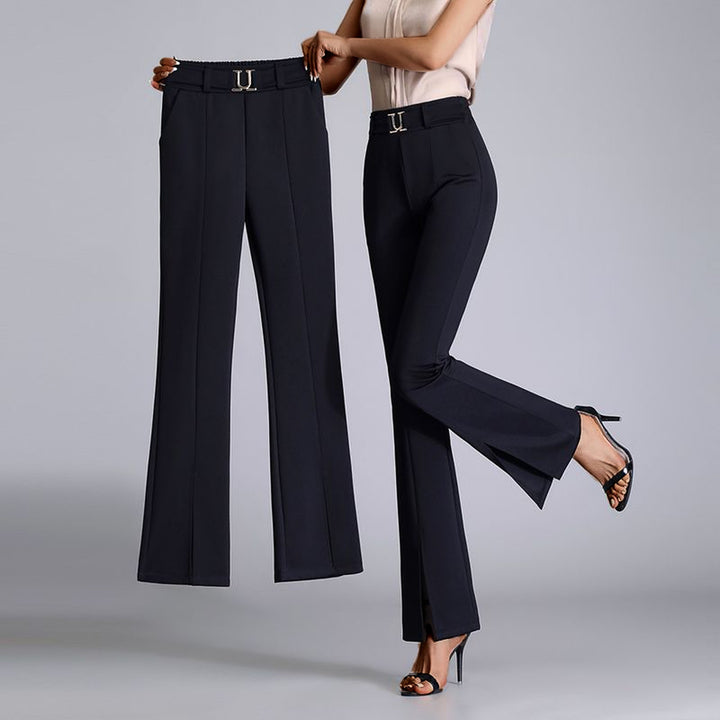 Women's Fluid Pleated Trousers – Elegant Everyday Tailoring – view 6
