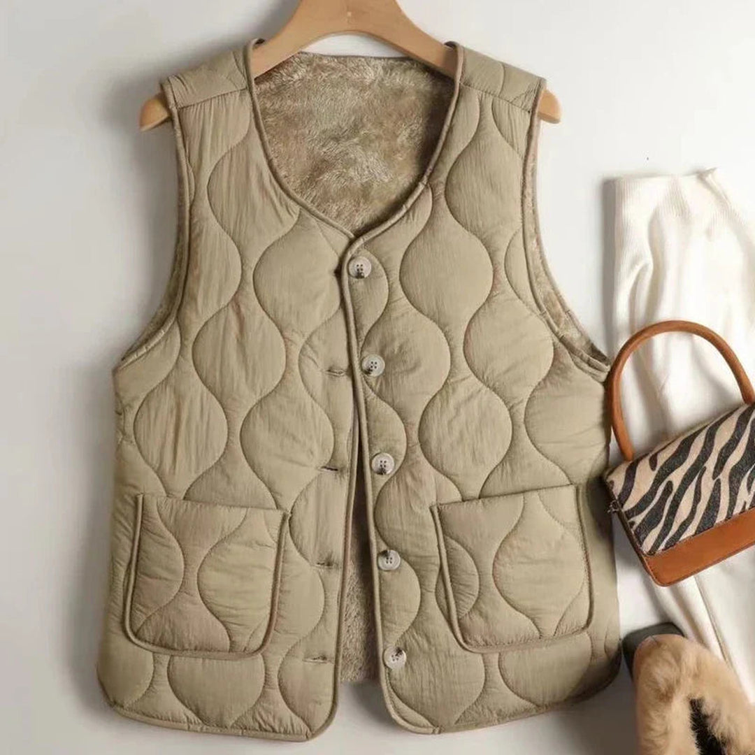 Women's Reversible Quilted Gilet – Lightweight Layering Vest – view 2