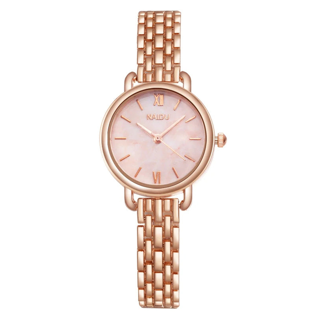 Women's Siena Marble Dial Watch – Stainless Steel Quartz Timepiece – view 8