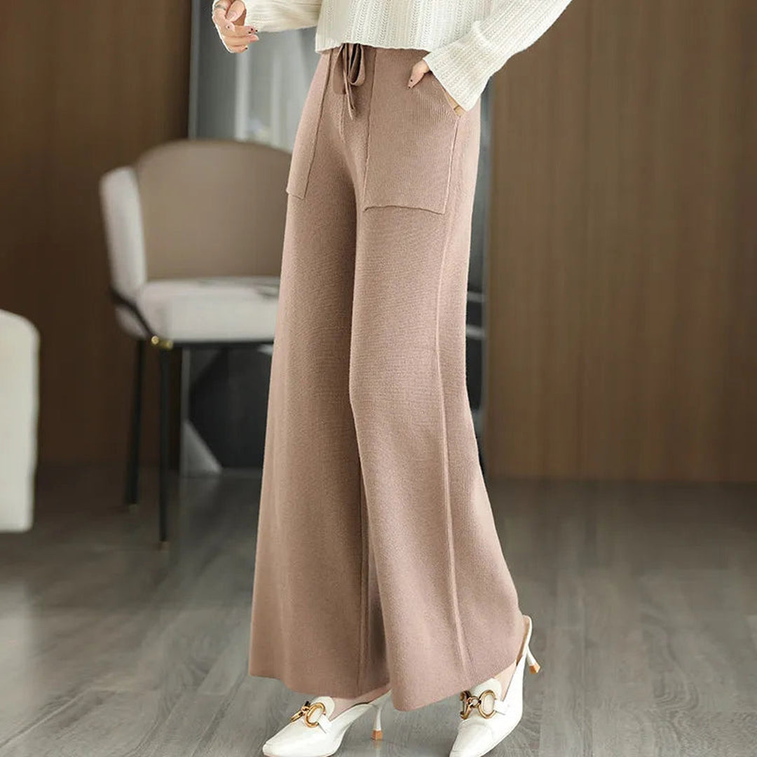 Women's Merino Wool Lounge Trousers – Soft Knit Office to Home – view 3