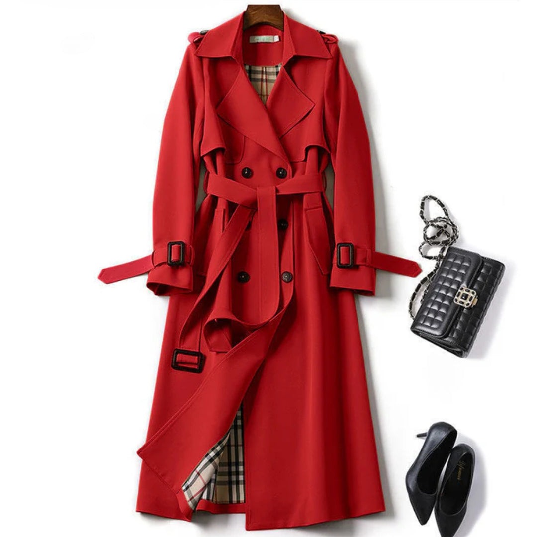 Women's Belted Trench Coat – Tailored Cold-Weather Layer – view 6