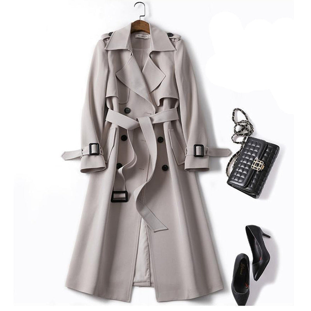 Women's Belted Trench Coat – Tailored Cold-Weather Layer – view 7