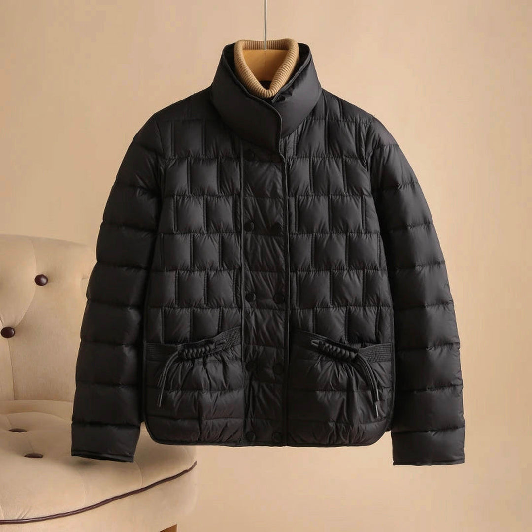 Women's Down Double-Breasted Puffer Jacket – Warm Winter Layer – view 2
