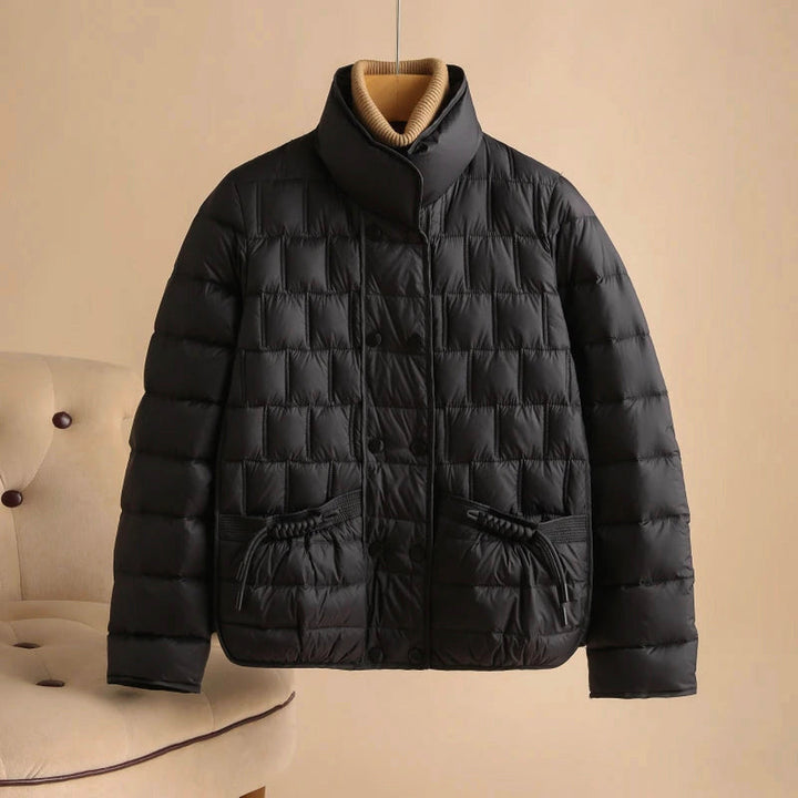 Women's Down Double-Breasted Puffer Jacket – Warm Winter Layer – view 2